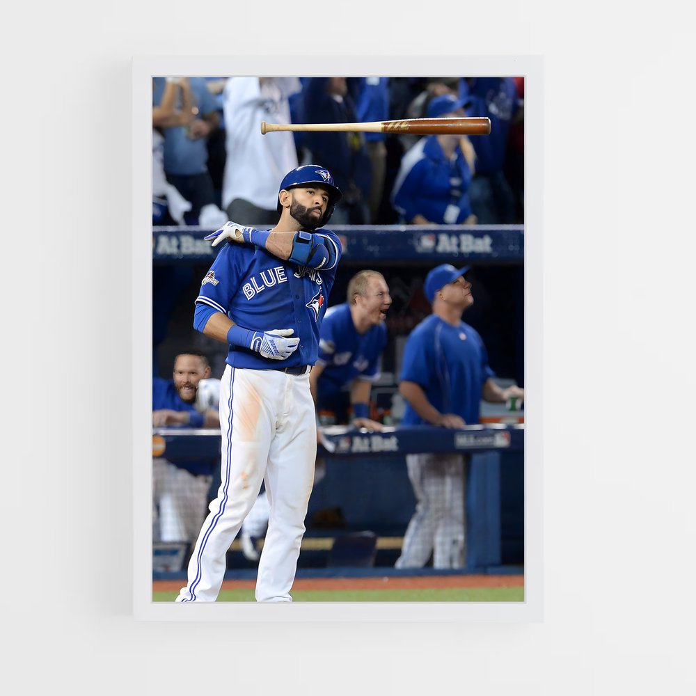 Poster Jose bautista – affiche Baseball (vue 3)